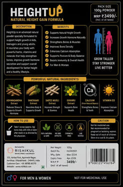 HeightUp Natural Height Gain Formula