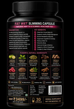 Fat Wet Slimming Oil & Capsule Combo