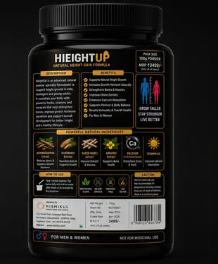 HeightUp Natural Height Gain Formula